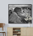 View of valley from mountain, Canyon de Chelly, Arizona - National Parks and Monuments, 1941 by Adams, Ansel Reproduction