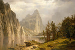 Merced River, Yosemite Valley 1866 by Albert Bierstadt Art Print