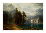 Sierra Nevada by Albert Bierstadt Art Print
