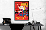 Mars - JPL Travel Photo Poster Visions of the Future