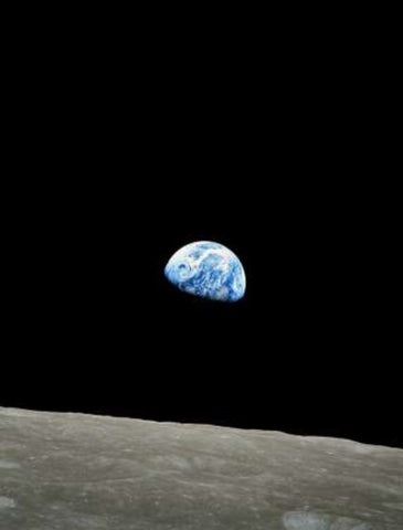 Earthrise Photo Poster - Space Exploration
