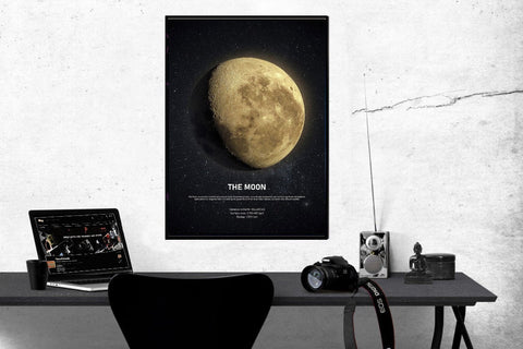 The Moon Photo Poster - Space Exploration