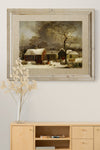 Winter Scene in New Haven, Connecticut by George Henry Durrie