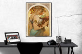 Mucha, Alphonse - Fruit by Alphonse Mucha Poster