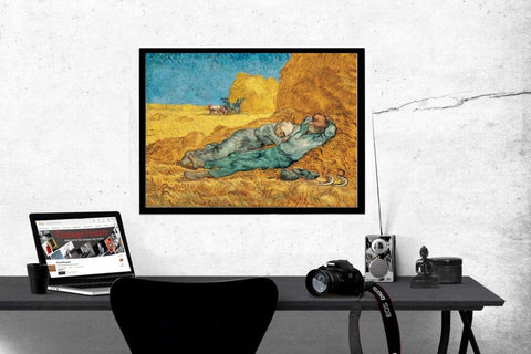 Van Gogh, Vincent - Noon, Rest From Work, aka La Meridienne by Vincent Van Gogh Poster Print