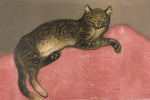 Winter: Cat on a Cushion by Théophile-Alexandre Steinlen Poster