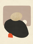 Megalith, Modern Abstract Prints, Set of Two, Minimalist Style,