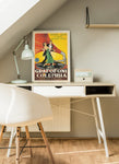 Grafofoni Columbia, 1920 Vintage Poster
