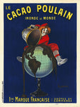 Leonetto Cappiello - Le Cacao Poulain Inonde Le Monde - Poulain Cocoa Floods The World by Artist Leonetto Cappiello