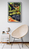 Frankenstein vs the Wolfman Movie Poster Classic Vintage Film