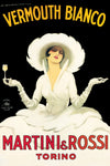 Vermouth Bianco - Martini & Rossi Torino by Dudovich, Marcello Poster - Public Domain