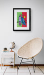 Crow by Jim Oskinigeesh, Art Print, First Nation, Indigenous Art