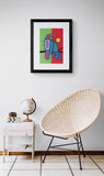 Crow by Jim Oskinigeesh, Art Print, First Nation, Indigenous Art