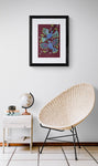 Bird Resting by Jim Oskinigeesh, Art Print, First Nation, Indigenous Art