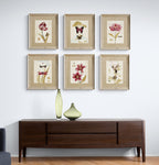 Art Atelier No.1 to 6 - Botanical Print - Set of Six - Vintage Art Prints