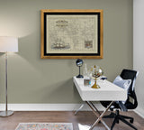 Antique Map of the Old World,