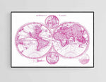 Pinkish Map of the World