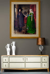 The Arnolfini Portrait- Portrait of Giovanni Arnolfini and his Wife by Jan van Eyck -  coniugi Arnolfini -