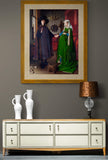 The Arnolfini Portrait- Portrait of Giovanni Arnolfini and his Wife by Jan van Eyck -  coniugi Arnolfini -