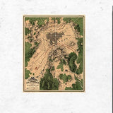 Map of The Battle of Gettysburg