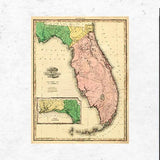 Map of The Great State of Florida by H. S. Tanner