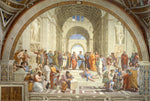 The School Of Athens By The Italian Renaissance Artist Raphael Poster Reproduction
