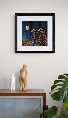 Sisters by Betty Albert, Framed