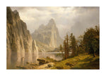 Merced River, Yosemite Valley 1866 by Albert Bierstadt Art Print