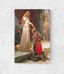 The Accolade by Artist Edmund Blair Leighton, Paper Print 24 x 36 inches