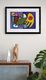 Friends by Jim Oskinigeesh, Art Print, First Nation, Indigenous Art