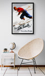 When Ski Trails Call! Travel Canadian Pacific (Canadian Pacific) Travel Poster,