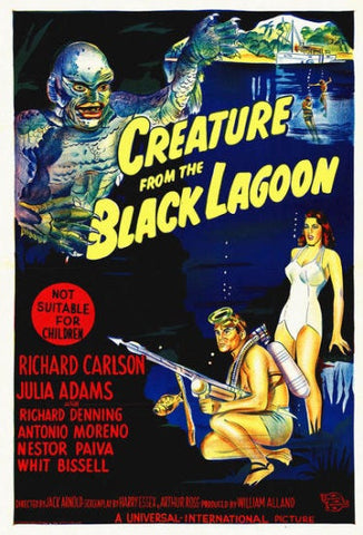 Creature From the Black Lagoon Movie Poster Classic Vintage Film