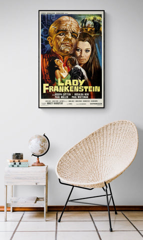 Lady Frankenstein Movie Poster Classic Vintage Film