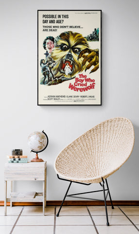 The Boy Who Cried Werewolf Movie Poster Classic Vintage Film