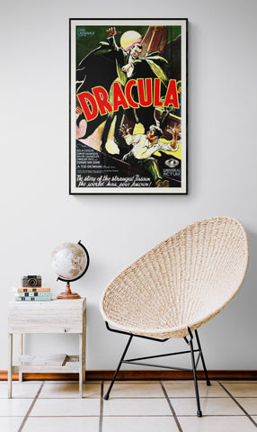 Dracula Movie Poster Classic Vintage Film