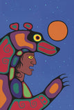 Bear Sky by Jim Oskinigeesh, Art Print, First Nation, Indigenous Art