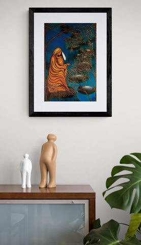 Water Prayers by Betty Albert, Art Print, First Nation, Indigenous Art