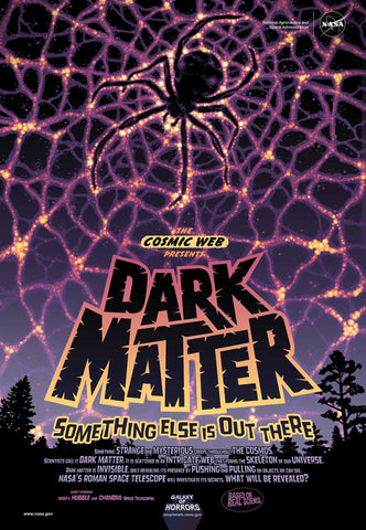 Dark Matter Poster - JPL Travel Photo Poster Exoplanets credit: NASA/JPL-Caltech