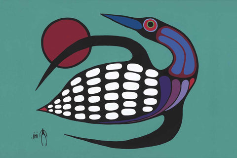 The Majestic Loon by Jim Oskineegish